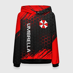 Толстовка-худи женская UMBRELLA CORP, цвет: 3D-черный