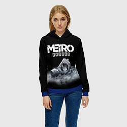 Толстовка-худи женская METRO EXODUS, цвет: 3D-синий — фото 2