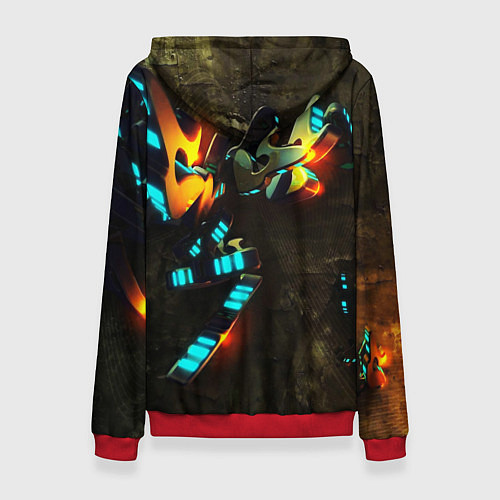 Женская толстовка GTA:Online / 3D-Красный – фото 2