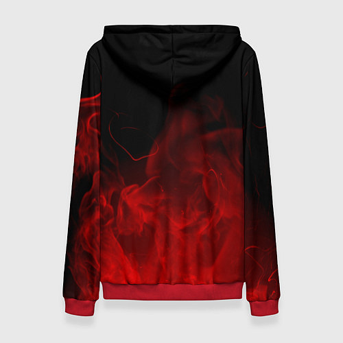 Женская толстовка RUST / 3D-Красный – фото 2