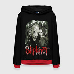 Толстовка-худи женская SLIPKNOT, цвет: 3D-красный