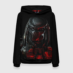Толстовка-худи женская PREDATOR, цвет: 3D-черный