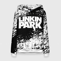 Толстовка-худи женская LINKIN PARK 5, цвет: 3D-белый