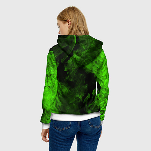 Женская толстовка MONSTER ENERGY / 3D-Белый – фото 4