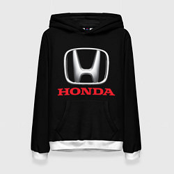 Толстовка-худи женская HONDA, цвет: 3D-белый