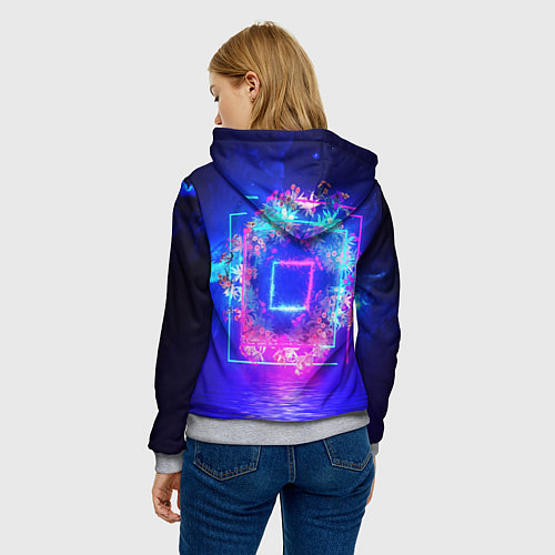 Женская толстовка PRO DIGITAL / 3D-Меланж – фото 4