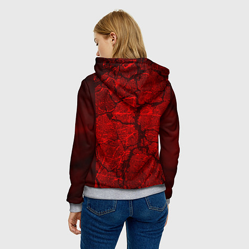 Женская толстовка DODGE / 3D-Меланж – фото 4