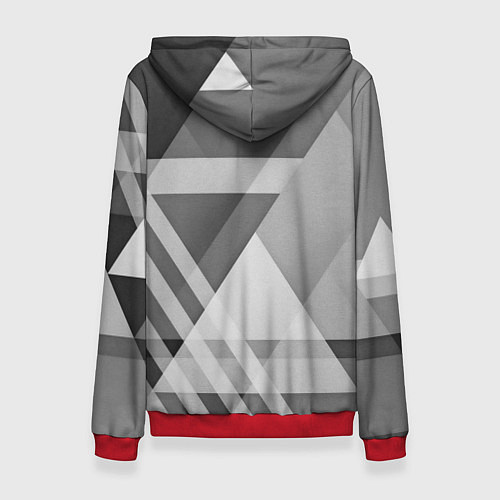 Женская толстовка NISSAN / 3D-Красный – фото 2