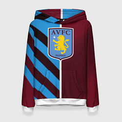 Толстовка-худи женская Астон Вилла, цвет: 3D-белый