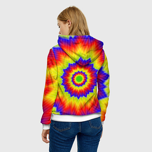 Женская толстовка Tie-Dye / 3D-Белый – фото 4