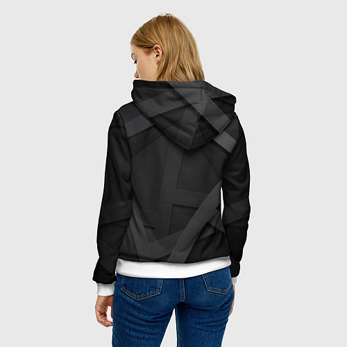 Женская толстовка PORSCHE / 3D-Белый – фото 4