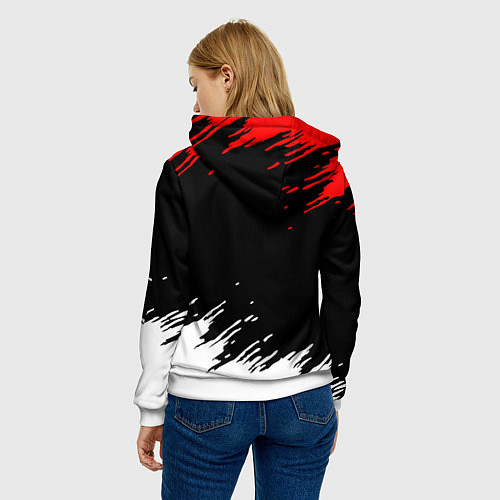 Женская толстовка DODGE / 3D-Белый – фото 4