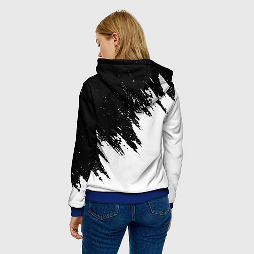 Женская толстовка Sabaton / 3D-Синий – фото 4