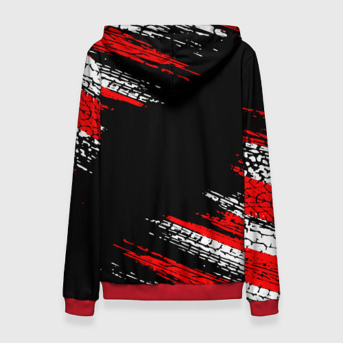 Женская толстовка AUDI / 3D-Красный – фото 2