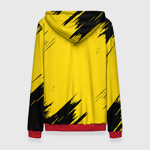 Женская толстовка CYBERPUNK 2077 / 3D-Красный – фото 2