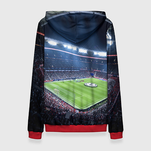 Женская толстовка FC MILAN / 3D-Красный – фото 2