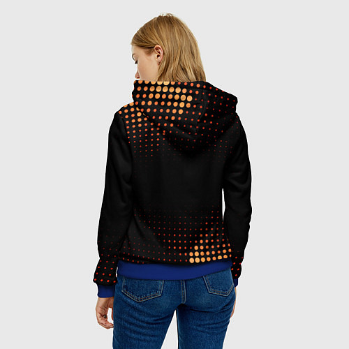 Женская толстовка PORSCHE / 3D-Синий – фото 4