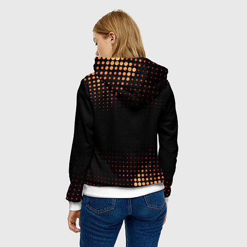 Женская толстовка PORSCHE / 3D-Белый – фото 4