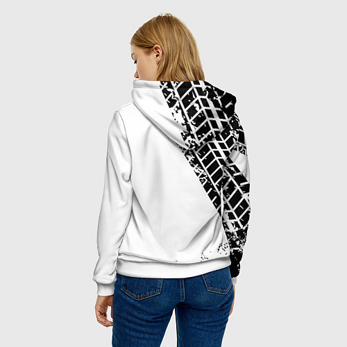 Женская толстовка PORSCHE / 3D-Белый – фото 4
