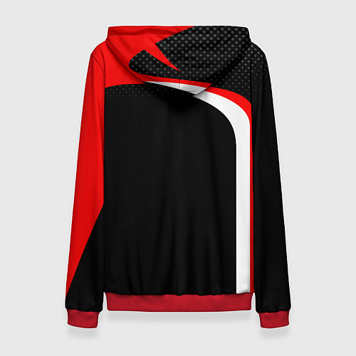 Женская толстовка EVO Racer uniform / 3D-Красный – фото 2