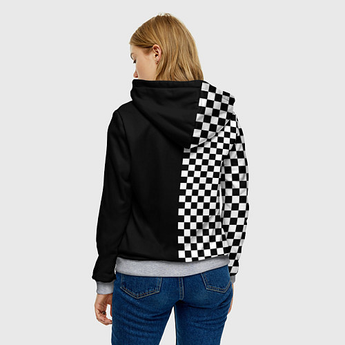 Женская толстовка NASA / 3D-Меланж – фото 4