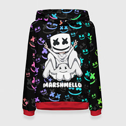 Толстовка-худи женская MARSHMELLO, цвет: 3D-красный