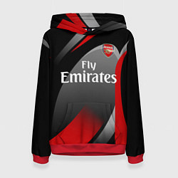 Толстовка-худи женская ARSENAL UNIFORM, цвет: 3D-красный