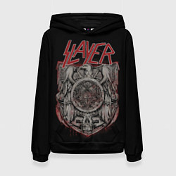 Толстовка-худи женская Slayer, цвет: 3D-черный