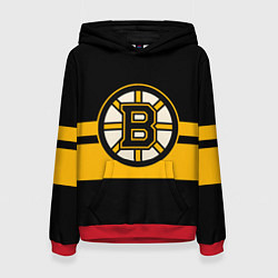 Толстовка-худи женская BOSTON BRUINS NHL, цвет: 3D-красный