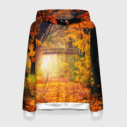 Женская толстовка Что такое осень - это небо