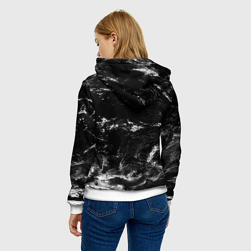 Женская толстовка YOU DIED / 3D-Белый – фото 4