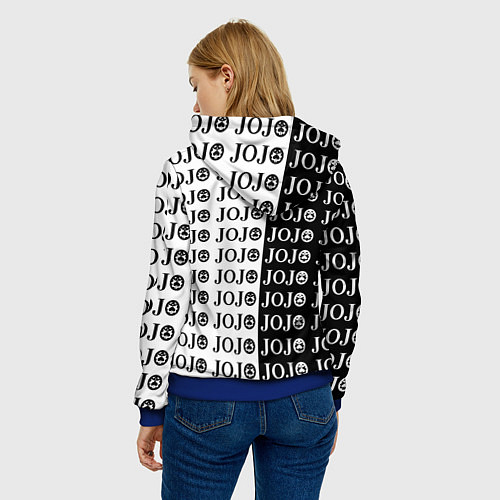 Женская толстовка JoJo Bizarre Adventure / 3D-Синий – фото 4