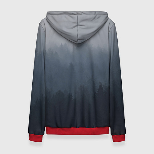 Женская толстовка BTS Forest / 3D-Красный – фото 2