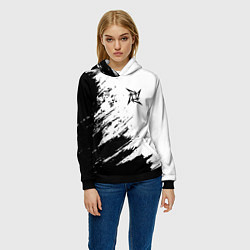 Толстовка-худи женская METALLICA МЕТАЛЛИКА, цвет: 3D-черный — фото 2