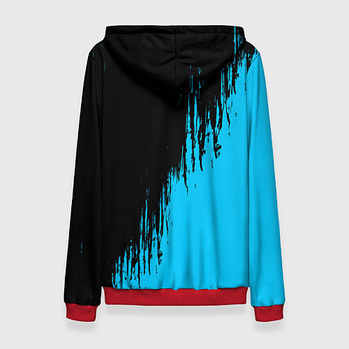 Женская толстовка PORTAL ПОРТАЛ / 3D-Красный – фото 2