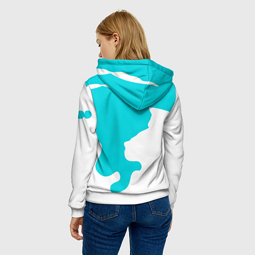 Женская толстовка Pikachu / 3D-Белый – фото 4