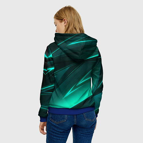 Женская толстовка Lexus / 3D-Синий – фото 4