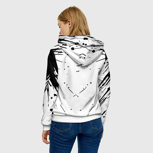 Женская толстовка Korn / 3D-Белый – фото 4
