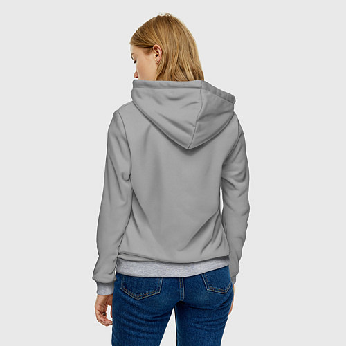 Женская толстовка Портрет Мота / 3D-Меланж – фото 4