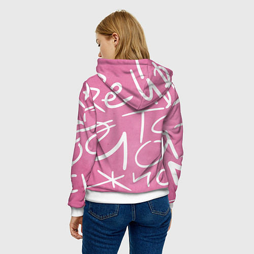 Женская толстовка Дети Rave / 3D-Белый – фото 4