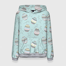 Женская толстовка Пасхальные яйца