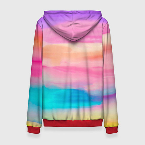 Женская толстовка Злата / 3D-Красный – фото 2