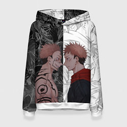 Женская толстовка Jujutsu Kaisen Сукуна х Юдзи