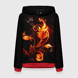 Женская толстовка Огненный цветок