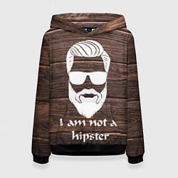 Женская толстовка I am not a hip$ter