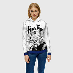 Толстовка-худи женская DOROHEDORO, цвет: 3D-синий — фото 2