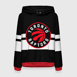 Толстовка-худи женская TORONTO RAPTORS, цвет: 3D-красный