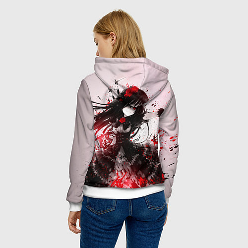 Женская толстовка Рандеву с жизнью / 3D-Белый – фото 4