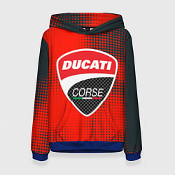Женская толстовка Ducati Corse logo