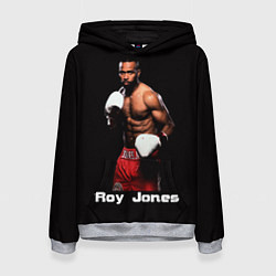 Толстовка-худи женская Roy Jones, цвет: 3D-меланж